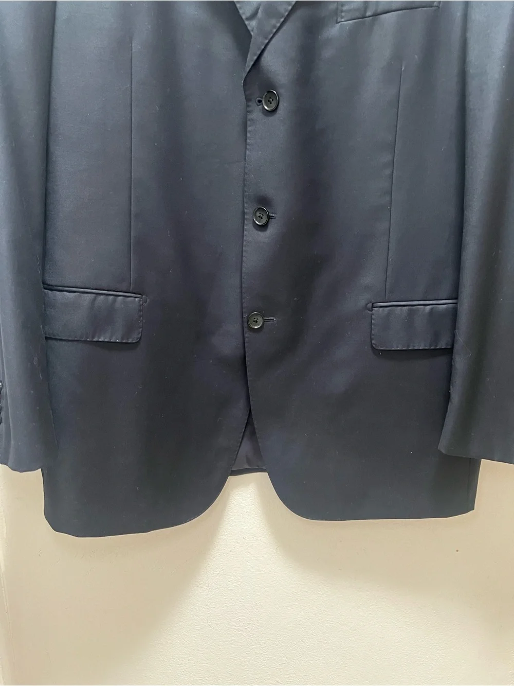 Givenchy Men Suit Wool Designer Blazer Blue Luxury Office Wear See Measurements